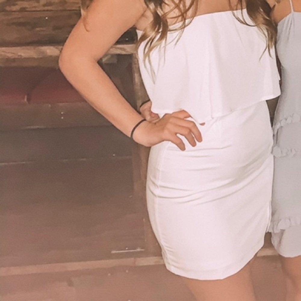 Superdown Strapless Mini Dress